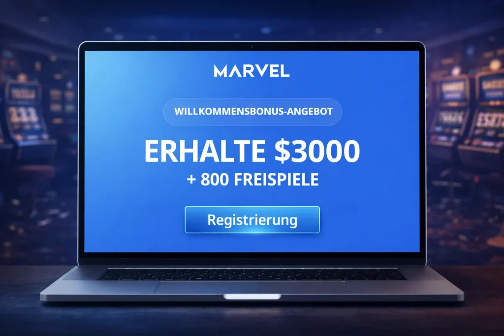 marvel casino registrierung