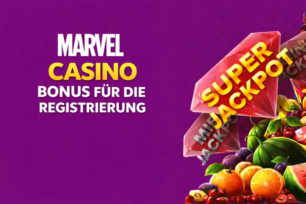 Marvel Casino Registrierung banner 